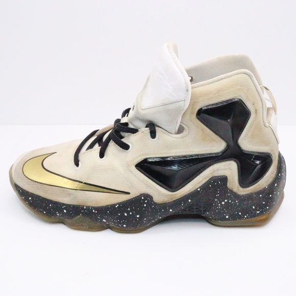 Nike LeBron XIII ELITE GOLD BASKETBALL SHOES KIDS YOUTH SIZE 6y 808709 170 - Picture 8 of 12